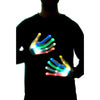 Gants de main squelette éclairés LED SkeletonShine™