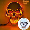 Masque de fête d'Halloween lumineux SkullGlow™ à LED