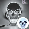 Masque de fête d'Halloween lumineux SkullGlow™ à LED
